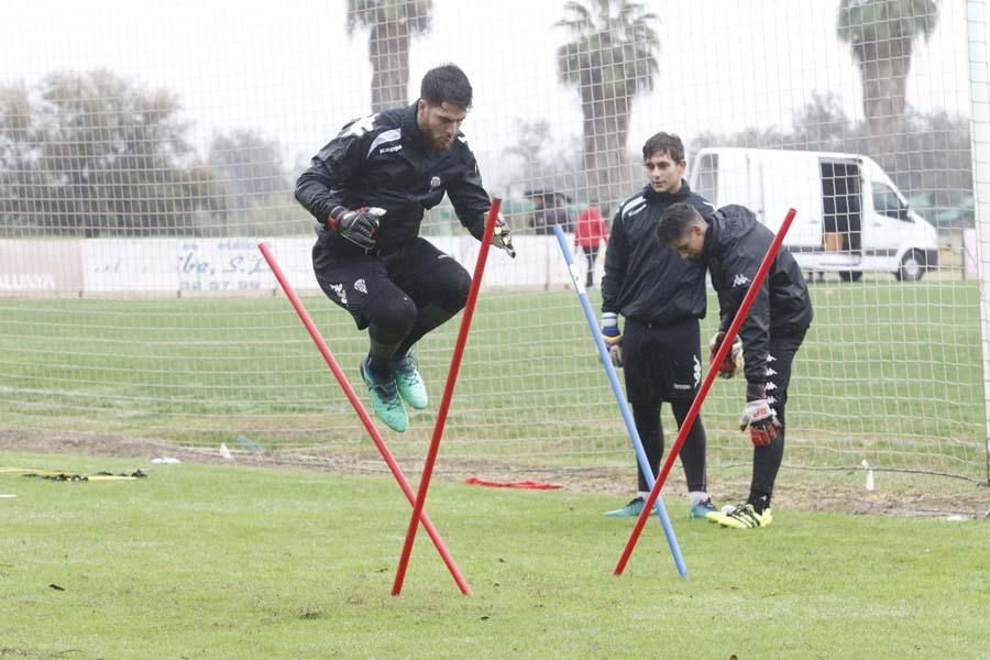 Primer entrenamiento de Curro Torres