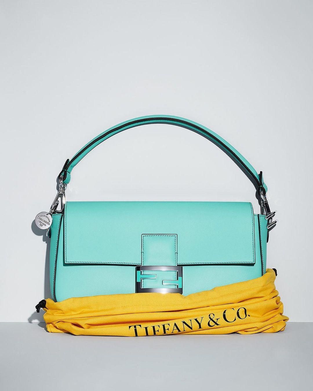 Colaboración Fendi Tiffany bolso baguette