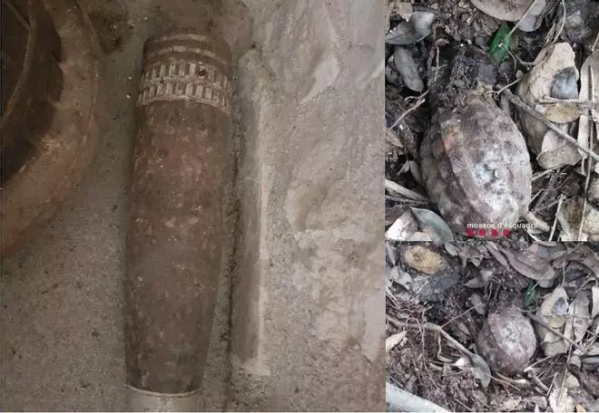 Hallados en pocos días tres explosivos de la Guerra Civil en Gavà y Castelldefels