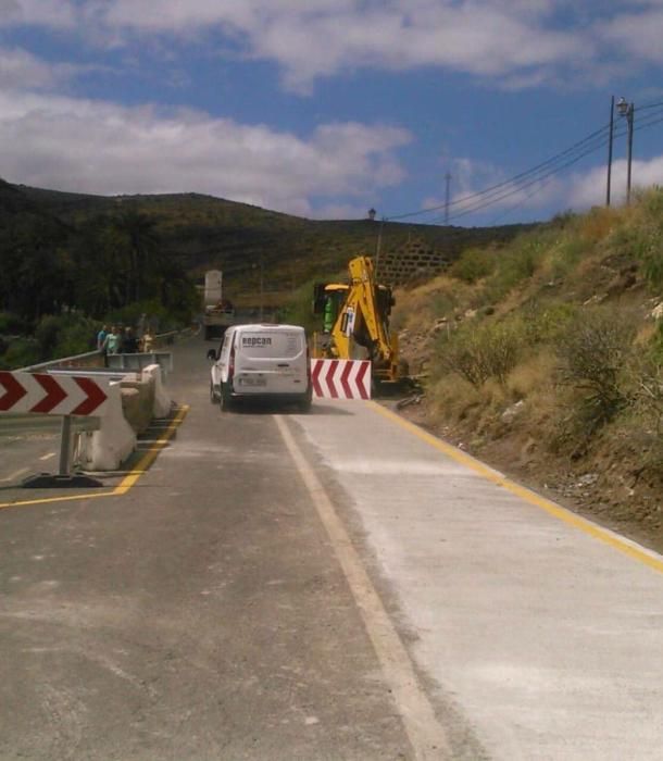 Obras de arreglo de la GC-104 (Cruce de Arinaga - Los Corralillos)