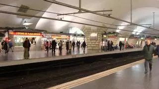 Así era la primera estación del metro de la historia de Barcelona