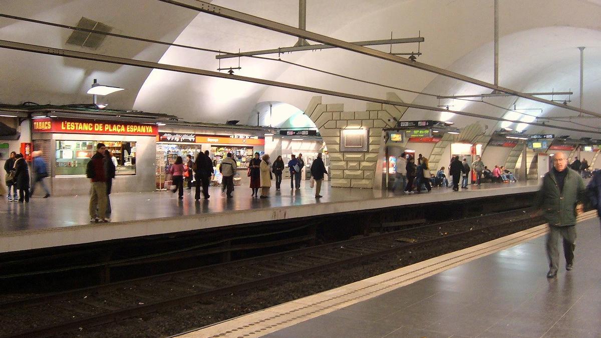 Así era la primera estación del metro de la historia de Barcelona