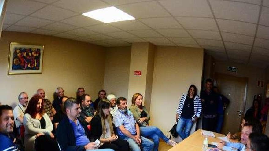 Un momento de la asamblea del PSOE celebrada el viernes. // G.N.