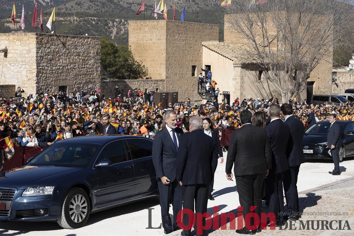 Visita de los reyes de España a Caravaca (explanada de la Basílica)