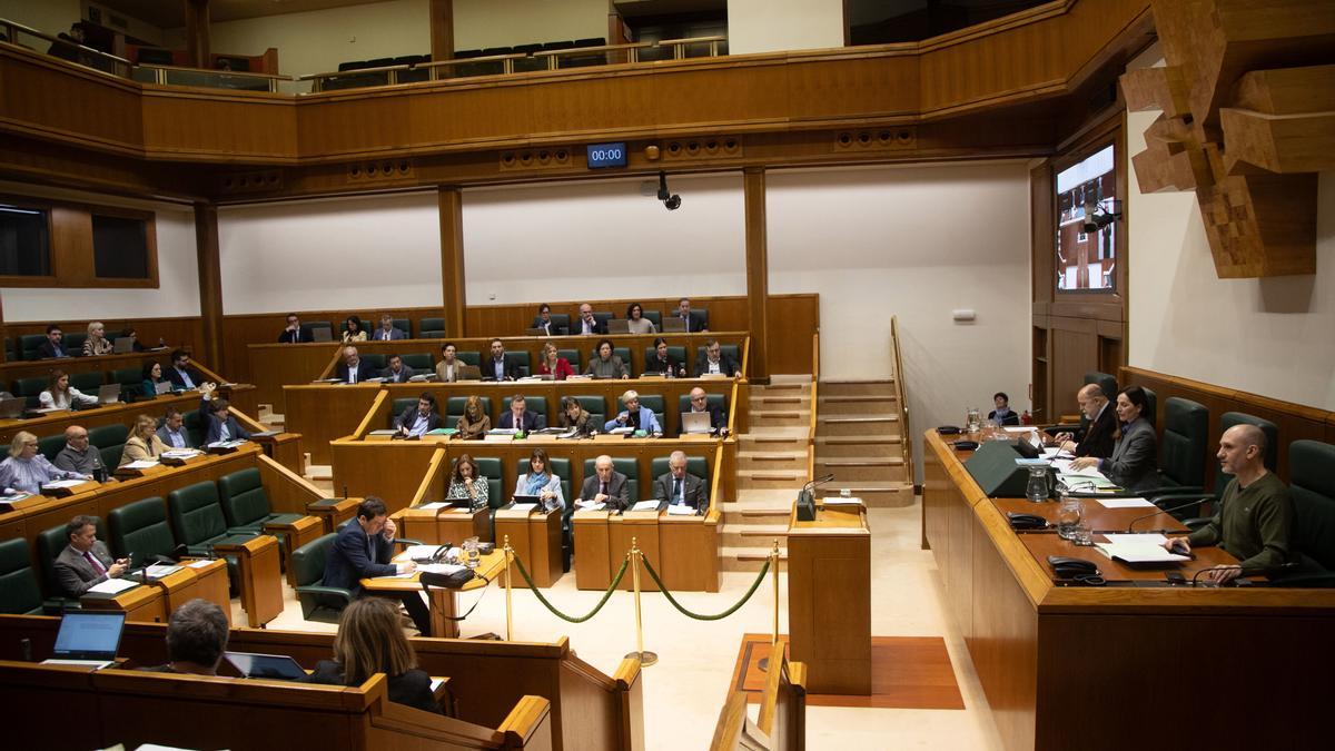 Pleno del parlamento vasco