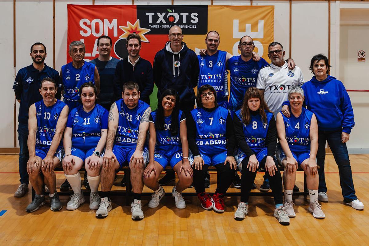 El sènior mixt Txots del Club Bàsquet Adepaf 2025/2026