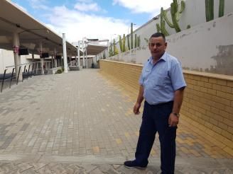 José Manuel Dorado, el trabajador que encontró el feto en la estación de guaguas.