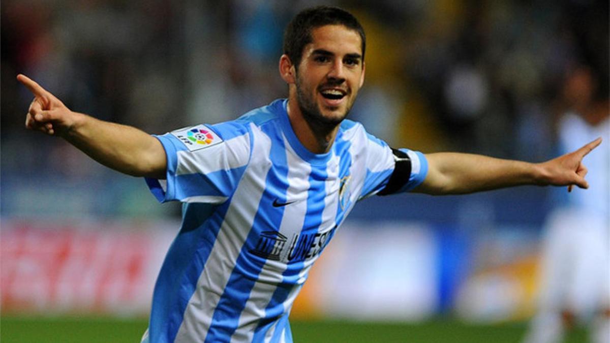 Isco estuvo dos temporadas en las filas del Málaga