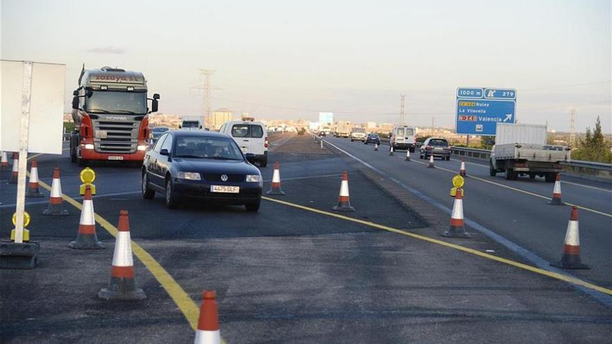 El lunes vuelven las obras en la A-7 en la variante de la Vall