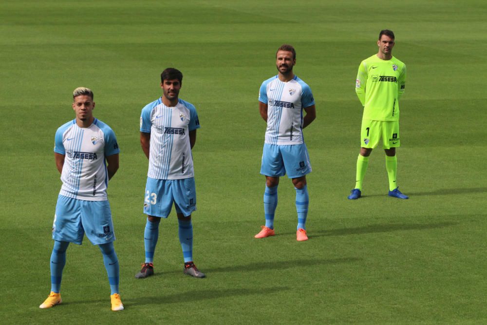 El Málaga CF presenta a sus 15 fichajes