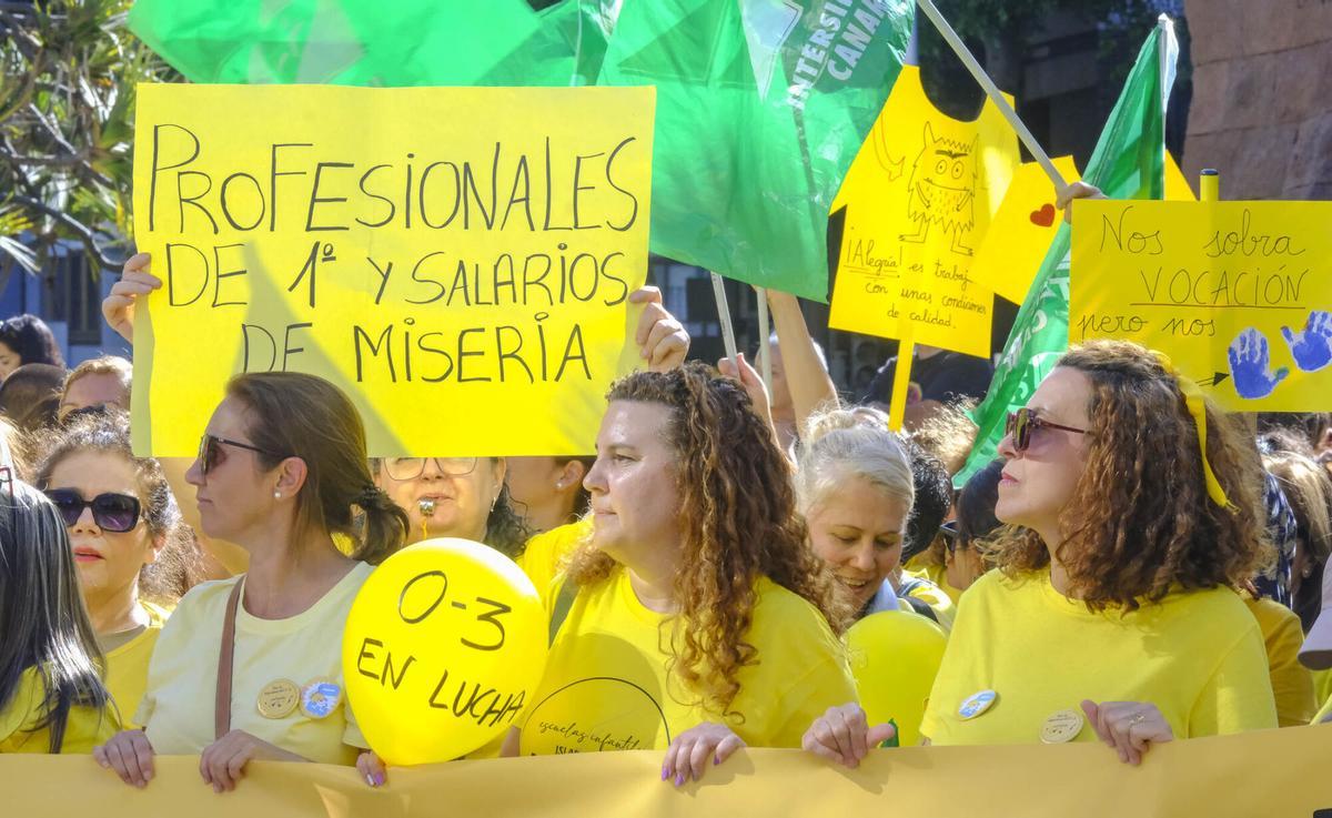 Movilización por las mejoras de las condiciones en la Educación Infantil