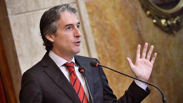 Íñigo de la Serna, esta mañana.