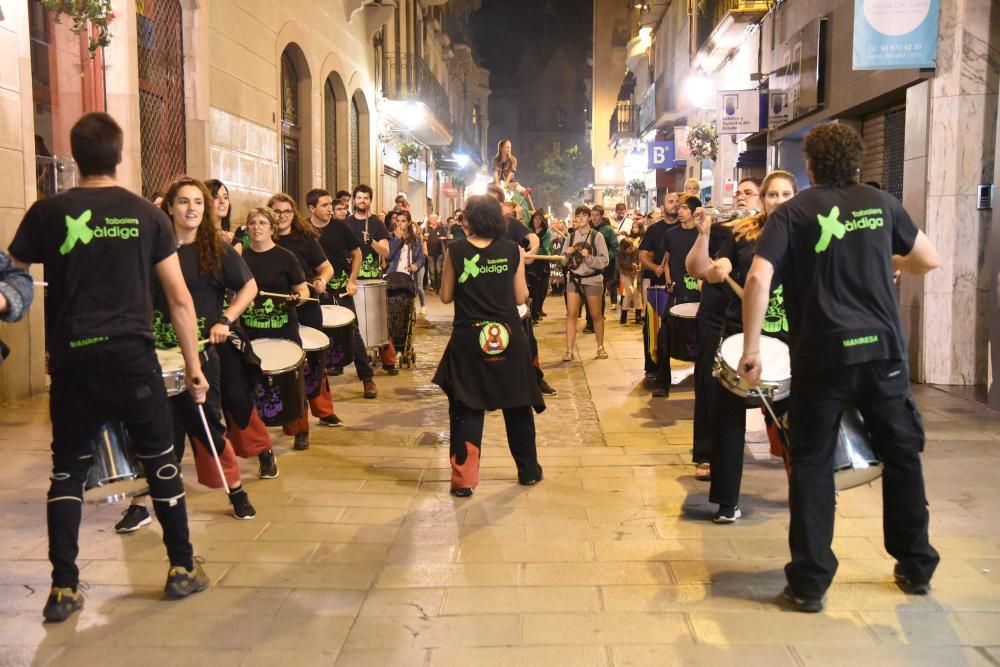 Marxa de torxes a Manresa