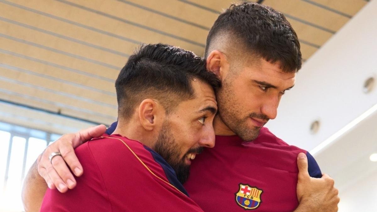Eric Martel y Miquel Feixas, en el inicio de la pretemporada