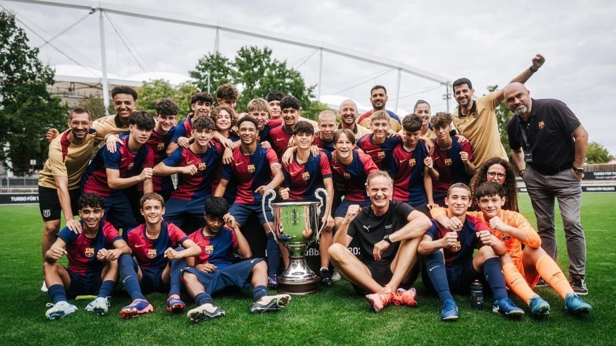 El Cadete B se proclamó campeón de la Porsche Fussball Cup en Stuttgart