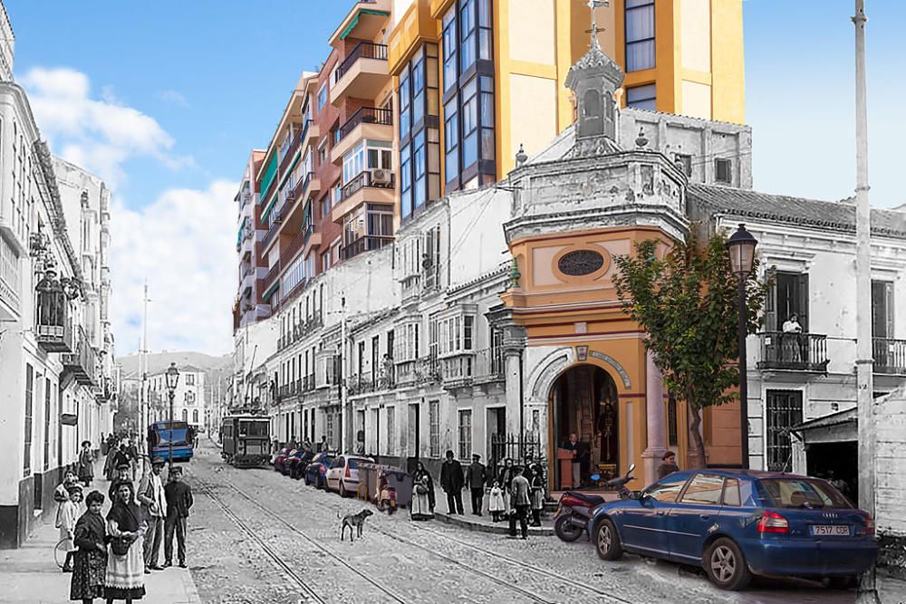 Calle Victoria. No es que se perdieran las formas, es que, con el transcurso de las décadas, en la calle Victoria se estiraron hasta conformar un gazpacho arquitectónico de difícil digestión (...).