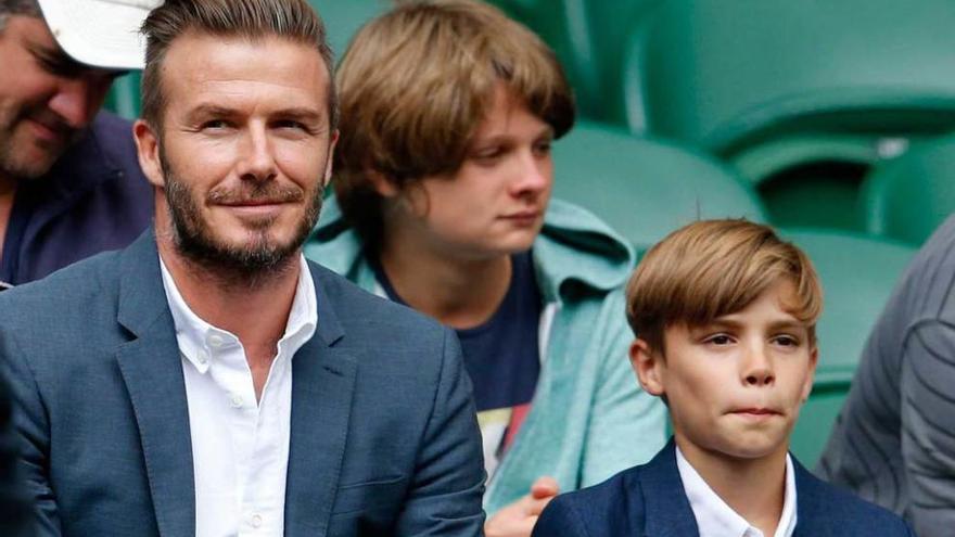 Los duques de Cambridge, Beckham y Cooper, en la grada de Wimbledon