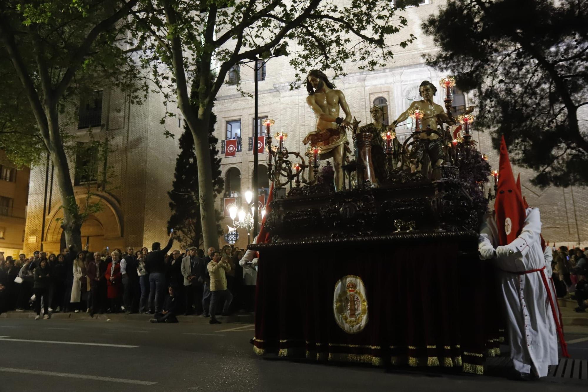 En imágenes | Procesiones del Jueves Santo en Zaragoza