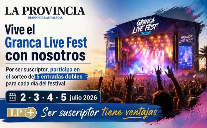 LA PROVINCIA sortea 5 entradas dobles para cada día del Granca Live Fest: condiciones para participar