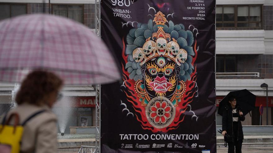 Zamora reúne a medio centenar de tatuadores de todo el globo en una convención en Ifeza