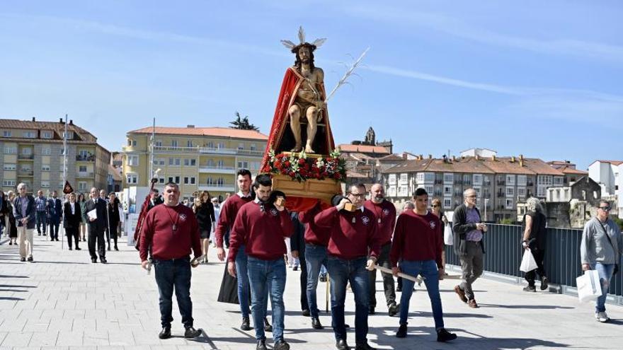 La Semana Santa de la Boa Vila estrena el traslado del Ecce Homo hasta O Burgo