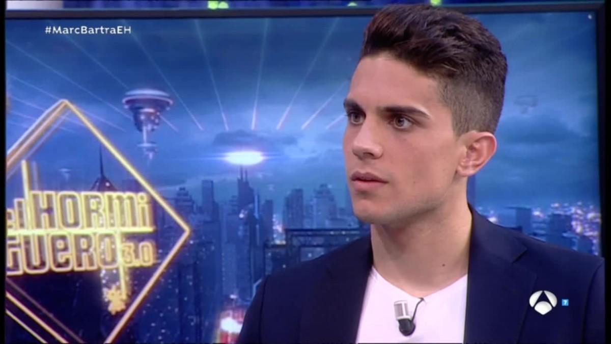 Marc Bartra, en 'El hormiguero'