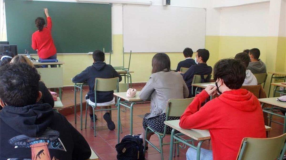 Alumnos de Secundaria en una clase.