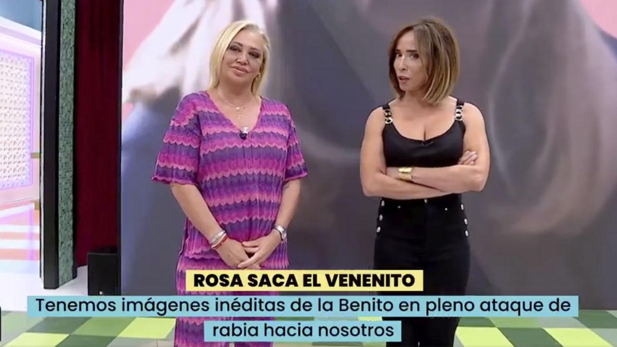 Belén Esteban y María Patiño en 'La familia de la tele'