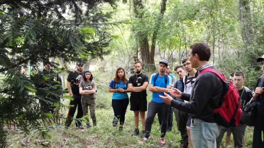 Visita del alumnado de l&#039;Escola de Capatassos.