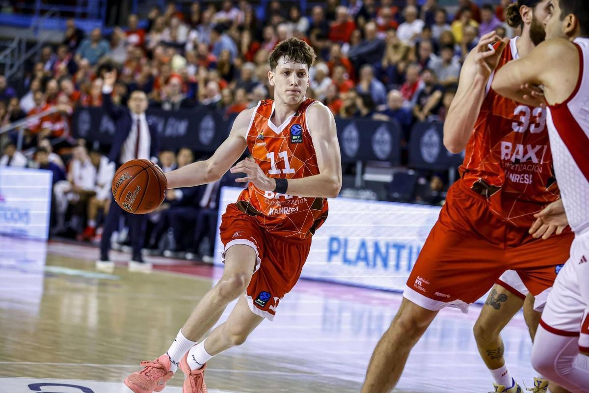 Agustín Ubal was one of BAXI's standouts in the defeat against the Turkish team