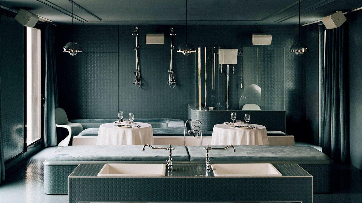 Una sala en el restaurante 'Penthouse' en WOW Concept