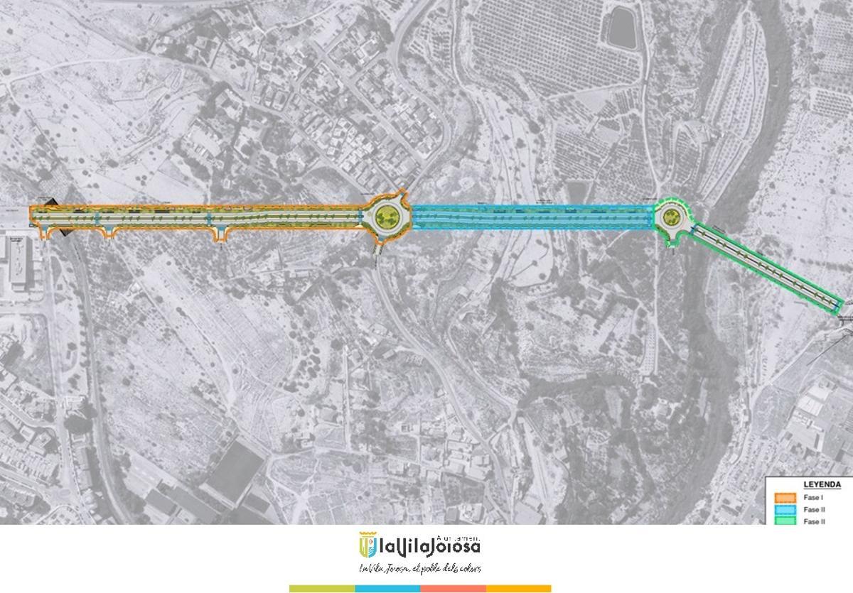 Plano de la Vía Parque