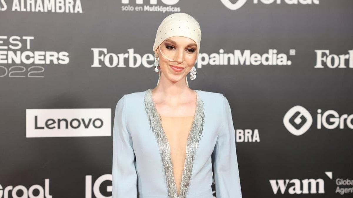 Elena Huelva en un photocall