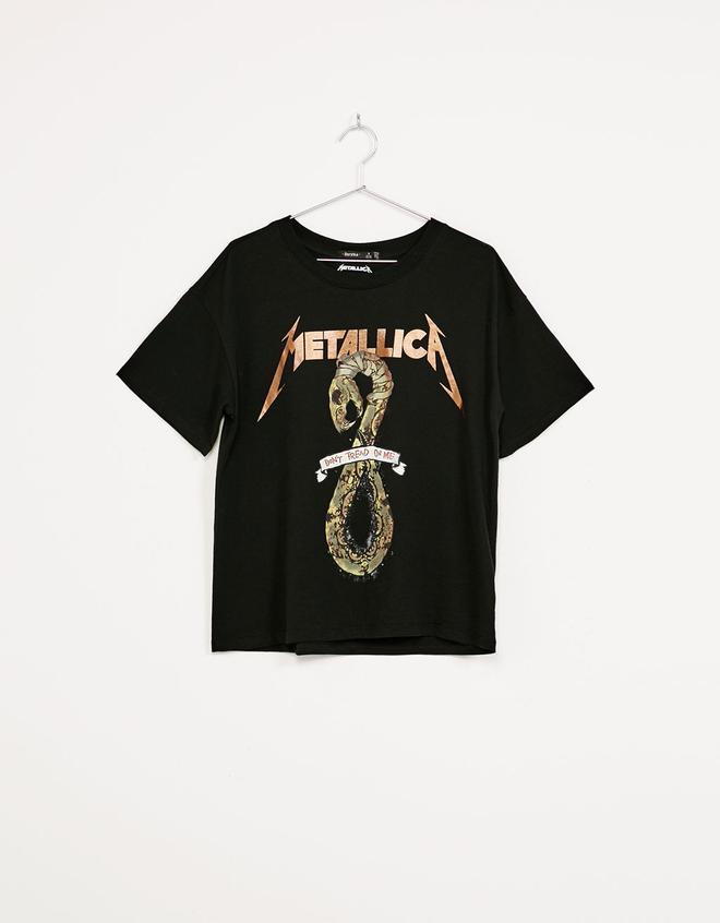 Camiseta Metallica, Bershka