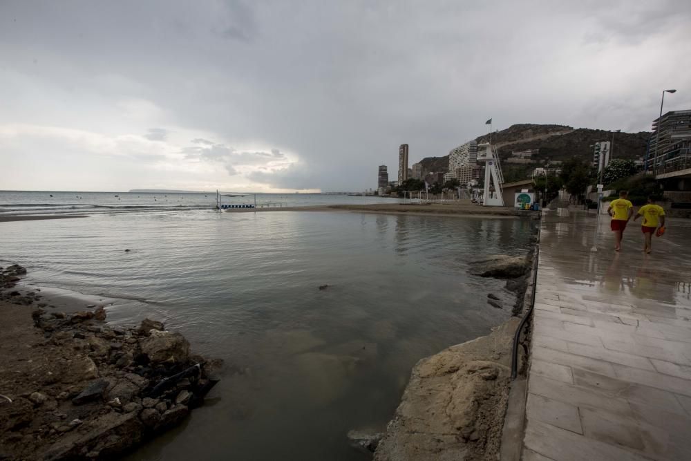 La gota fría descarga sobre la provincia de Alicante