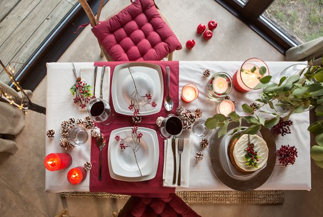 Cómo poner la mesa de Navidad para cenar en pareja, o en familia, o con  amigos... - Woman