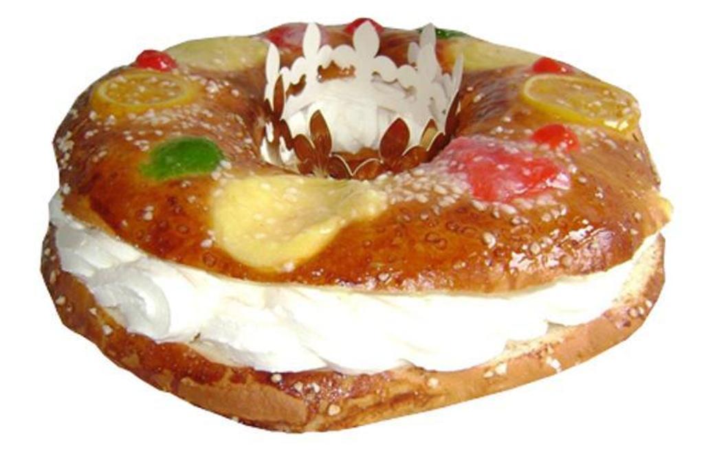 Roscón de Reyes de Obrador Miranda, en la Casa del Jamón.