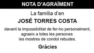 Nota José Torres Costa