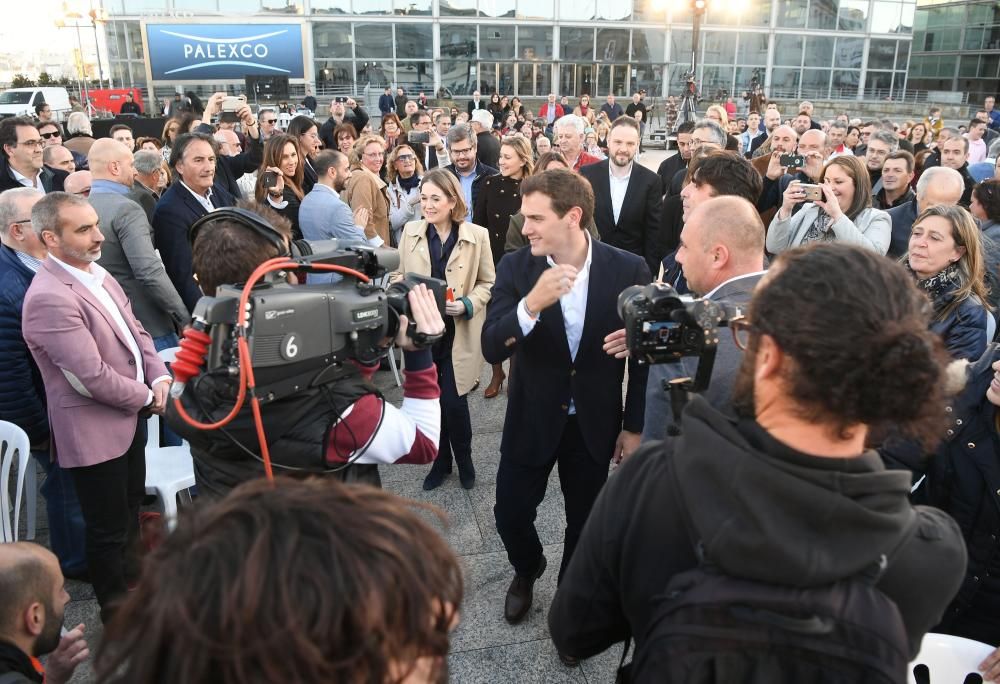 Albert Rivera en un acto de Ciudadanos en A Coruña