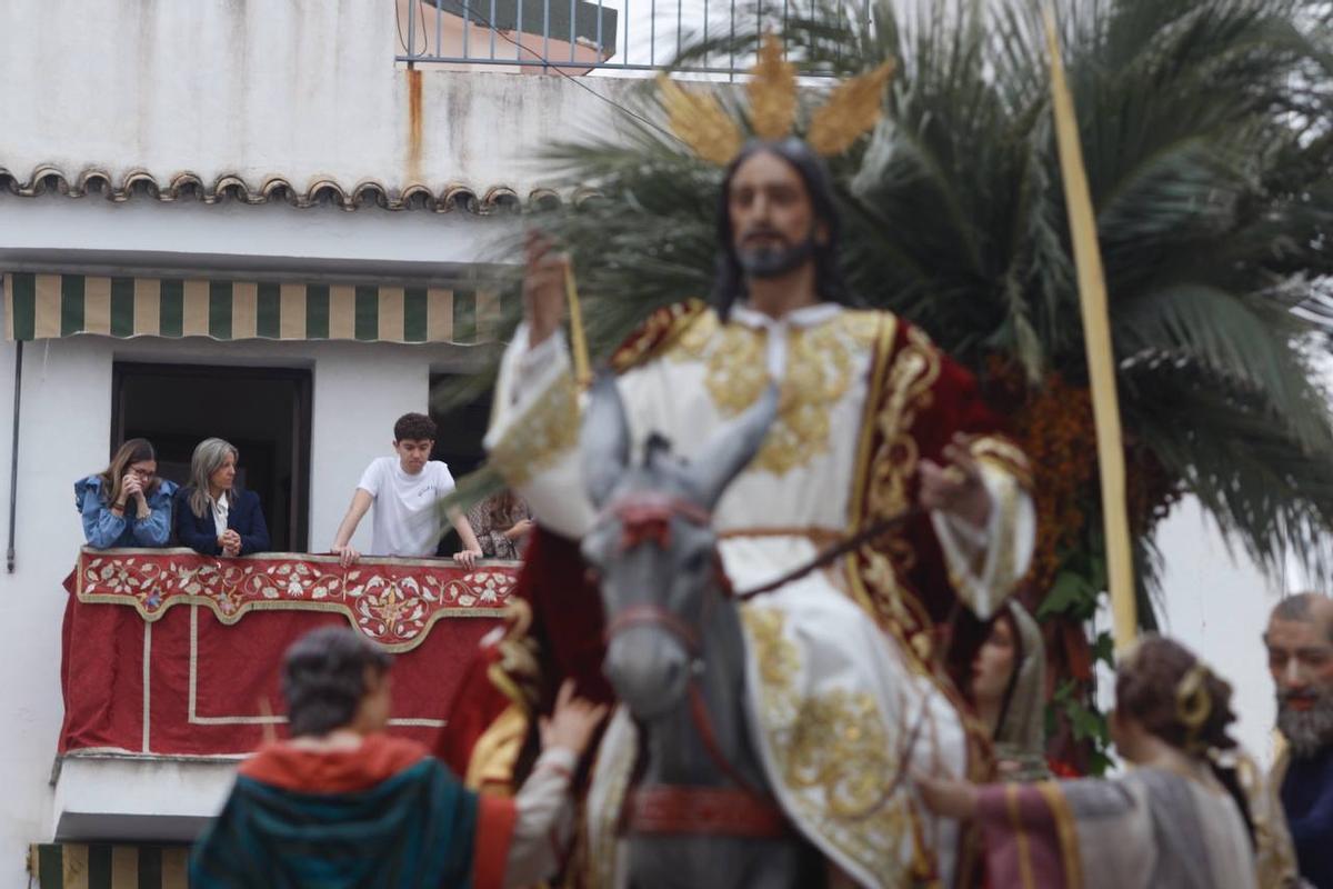 Nuestro Padre Jesús de los Reyes en procesión, hoy Domingo de Ramos.
