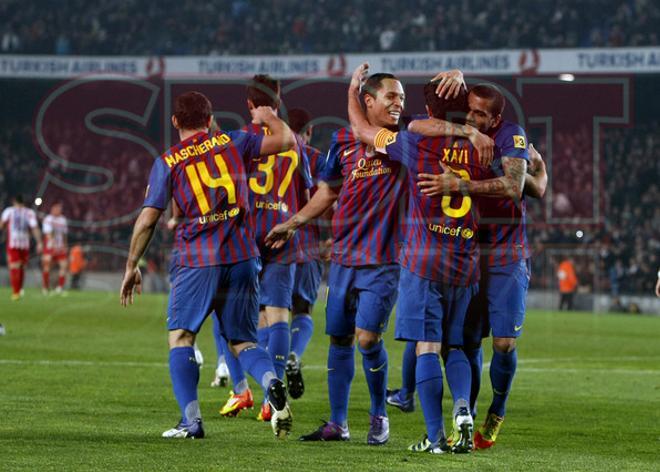 FC BARCELONA, 3 - SPORTING, 1