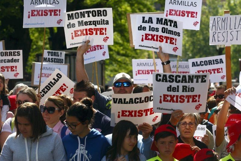 Manifestación: 'Salvemos Teruel'