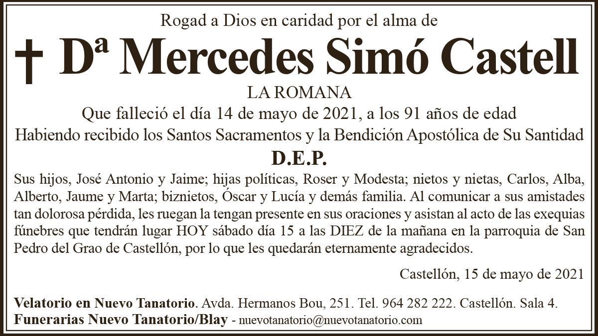 Dª Mercedes Simó Castell