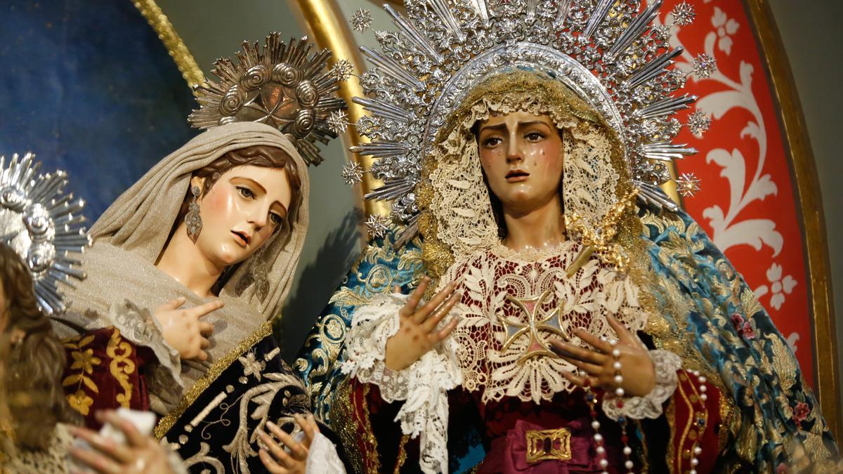 Virgen titular de la hermandad de la Santa Faz.