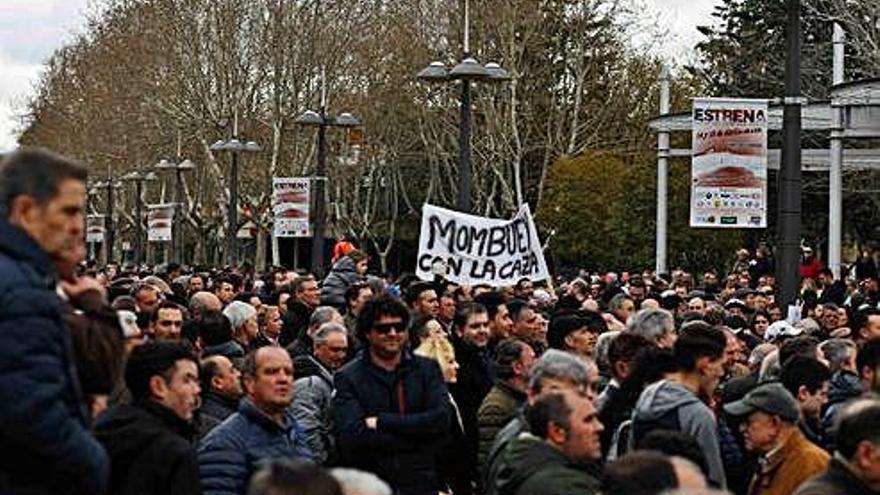 Manifestación en defensa de la caza celebrada el año pasado en Zamora.