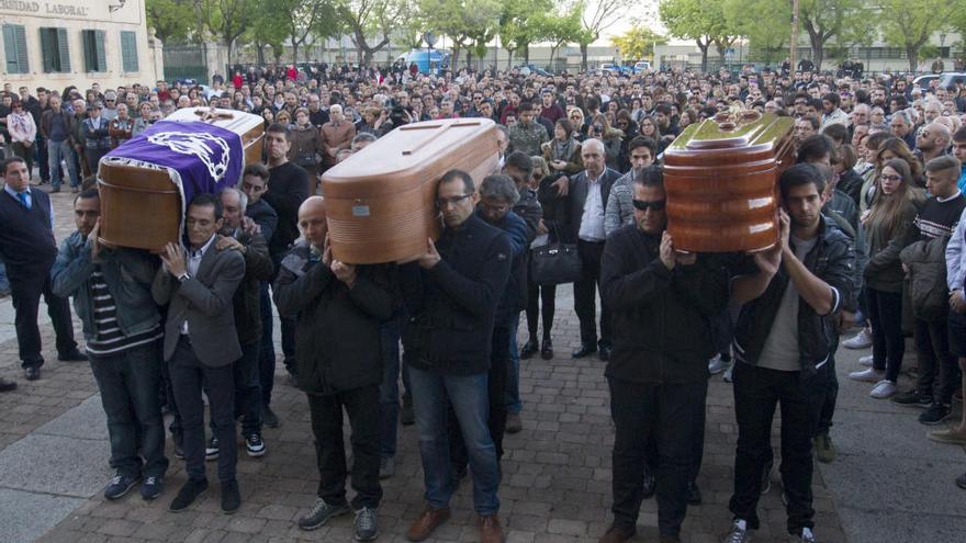 Un momento del funeral, en la iglesia de María Auxiliadora de Zamora