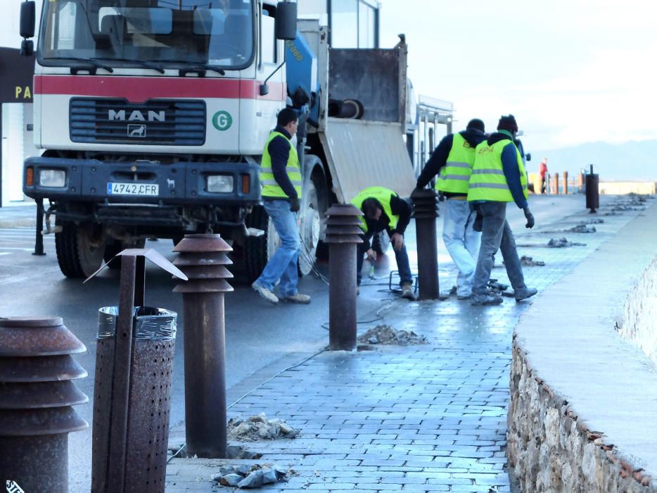 Obres al front marítim de l'Escala