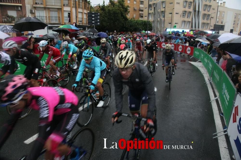 Salida de la Vuelta Ciclista a España desde Lorca