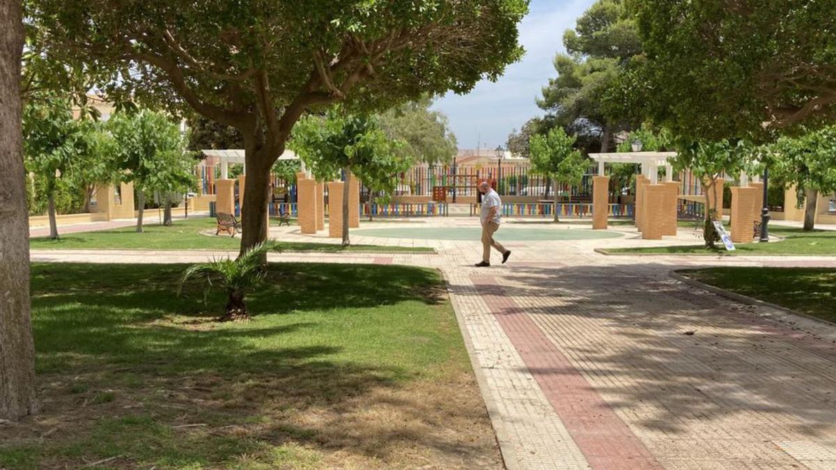 Interior del parque antes de comenzar las obras. Ahora está vallado