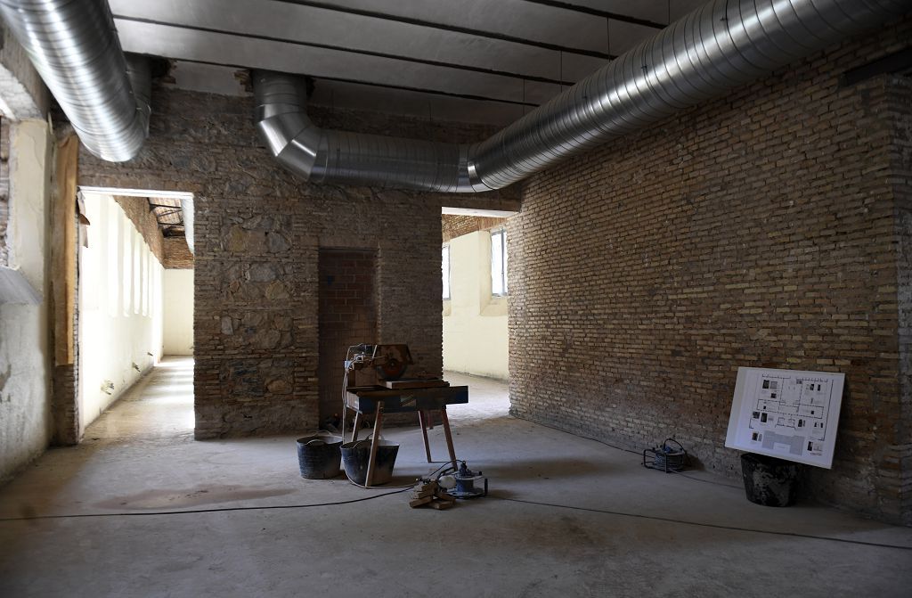 Así van las obras en la segunda fase de la Cárcel Vieja de Murcia